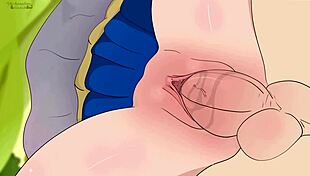 Yo, Aqua’s tiny skirt in hentai parody totally seduces Kazuma!