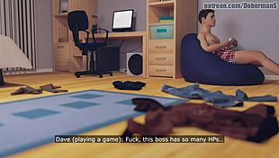 Unbelievable! 3D Anime Mom Can't Resist and Gives Her Ass to Son!