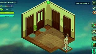 Honeysun Gameplay Part 1 Starts With Redhead Flight Attendant In Cosplay