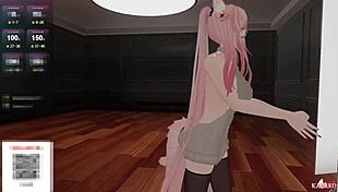 Catgirl gets VIBED and FUCKED hard - simps and chatters tease till she cums