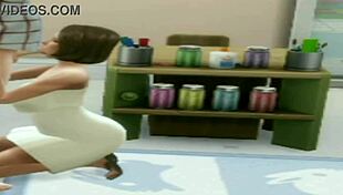 brunette teen deepthroats teacher at lunch