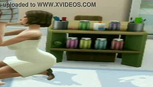 brunette teen deepthroats teacher at lunch