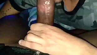 Wow, huge black cock fucks me on the street!