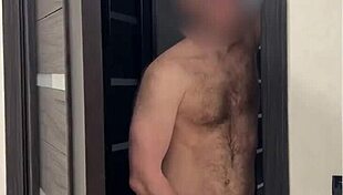 Cheating wife gets a close up and intimate lick from her lover while her husband watches