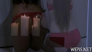 these honeys are in a crazy pissing action, wow