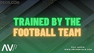 Worship that FOOTBALL TEAM'S MUSCLES in this GAY GANGBANG!