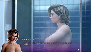 Evelyn says, 'Caught you masturbating!'