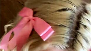 Blonde amateur pickup leads to hot blowjob and facial cumshot