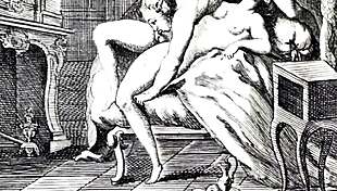 Vintage Drawings Depicting Erotic Scenes In Detail