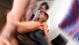 blonde wife gets assfucked while old cuckold watches funny games!