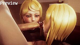 Twinks Engage in Orgy with Big Ass Boobs in Nier Automata 3D Hentai Anime