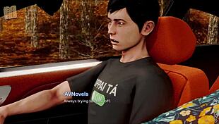 Exploring the inn in this hentai game adventure