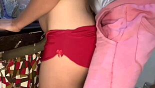 Young Girl Gets Anal Fucked In Kitchen, Ass Dripping With Milk And Cum From Intense Sex.