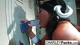 Charley Chase performs lucha libre foot fetish.