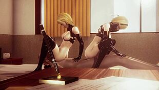 Twinks Engage in Orgy with Big Ass Boobs in Nier Automata 3D Hentai Anime