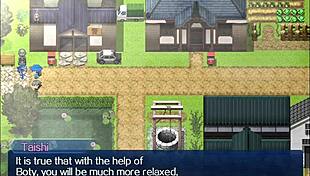 Scathach intensely cares for old man in small village