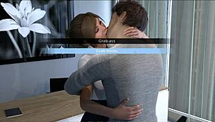 thirsty for my guest hentai game pornplay ep 2 excited on the sofa while having naughty dreams