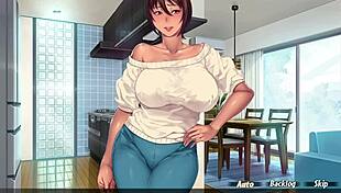 Caught Fapping to Step Mom’s Friend in Kitchen Part 3 Eng Sub