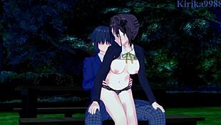 Juri saijo and chiyoko sonoda engage in intense sex with creampie and big tits in idolmaster shiny colors hentai.