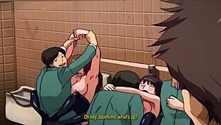 My girlfriend cheats as a cum bucket with friends in hentai