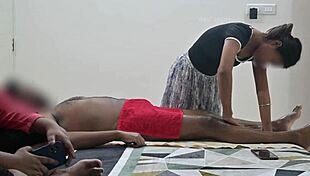 Flashing To Massage Girl In Front Of Wife