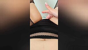 Teen 18+ Gets Orgasms While Parents Sleep