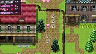 Noelle Gets Anal Creampie in Anime Game