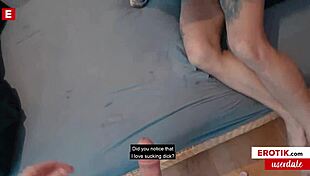 Fitxxxsandy, the toned blonde, sent for a steamy sex workout with a fan. German scene on Sandy Erotik free!