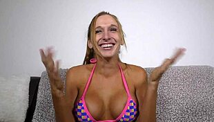 Tylee's first experience with big tits and gay pornstar action