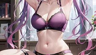 3d Animated Wife Sees Inside American Truck Naked With Pussy Masturbation Asmr.