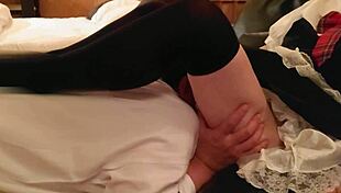 amateur pov with idol maid in miniskirt for cosplay sex