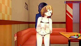 Juri saijo and chiyoko sonoda engage in intense sex with creampie and big tits in idolmaster shiny colors hentai.