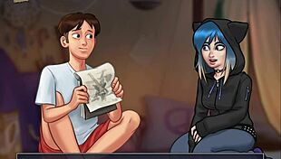 summertime saga 89 features hentai tits and big ass in erotic game cartoon