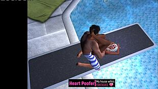 I took this photo at the public swimming pool jumping board