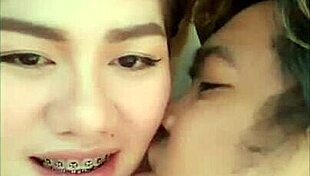 I watched this sweet couple have fun in bed with blowjobs and creampies.