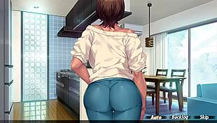 Caught Fapping to Step Mom’s Friend in Kitchen Part 3 Eng Sub