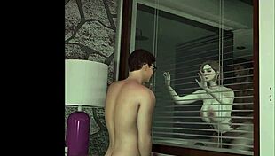 This 3D BBW milf enjoys cuckold sex with huge boobs