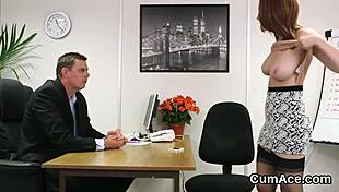 Wacky Stunner Gets Jizz On Face Sucking All Spunk