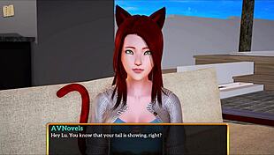 my new family features redhead teen with small tits and big ass