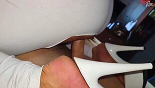 fucked milf in leggings and high heels