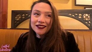 Cheating Boss Receives Surprise Facial in Pub Toilets. She Swallows Cum with Big Natural Tits Exposed.