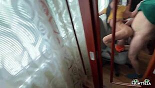 Stepmom Gets Creampie In Pussy Before Stepson Helps With Computer