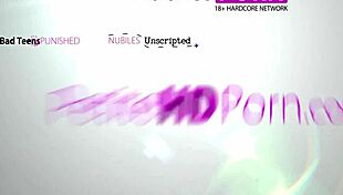 Busty babe hailey rose quenches stepbro's curiosity with her pussy, caught in deepthroat and muff diving