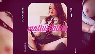 18-Year-Old Student Delivers Intense Blowjob In Blowbang With Big Cocks