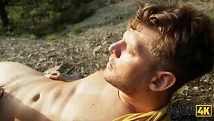 Cuck4k husband invites two big dick guys to bang his wife. Forest setting adds raw thrill.