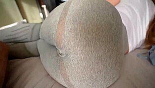 My step sister caught me jerking off and i fucked her ass through the hole