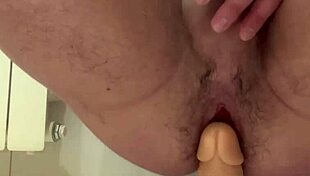 Training my ass to prolapse with toys and dildos part 2