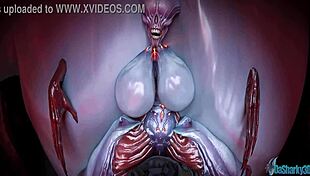 Dasharky3d features doom summoner in hentai anime with cum and pussy