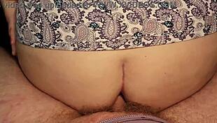 Mommy's Huge Ass Fucked Tight Anal With Creampie