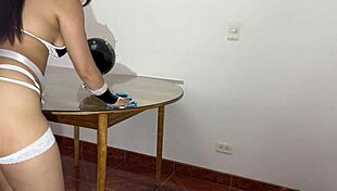 Maid messes up, gets huge cumshot on face 😏 4k